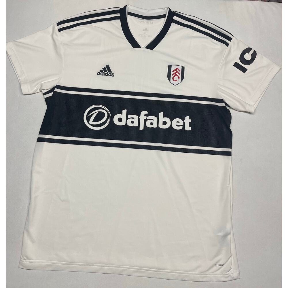 Fulham FC 2018-2019 Home Jersey Adidas Dafabet Men's XL